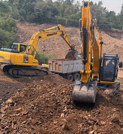 Excavators for hire in Kenya by Richpam Company Limited