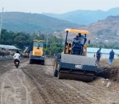 Road Paving works by Richpam Company Limited