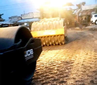 Road Paving works by Richpam Company Limited