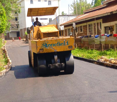 Road Paving works by Richpam Company Limited